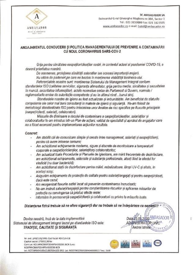 Отель Hotel Ambasador Бухарест-13