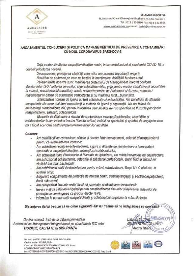 Отель Hotel Ambasador Бухарест-12